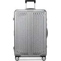Samsonite Lite-Box Alu Boss Edition 4 wielen Trolley 76 cm zilverkleurig