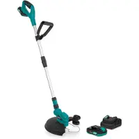 Vonroc Accu grastrimmer 20V - 2.0Ah | Incl. 2 accu’s en snellader