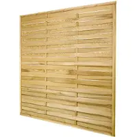 Overig Houten Schutting - Grenen - Groen Geïmpregneerd - 180x180cm - Fsc/pefc