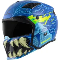 Bogotto Radic Bestia 22.06 Zwart Blauw Geel Jethelm Maat XL