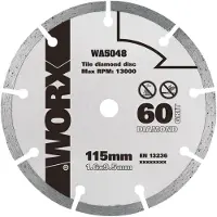 WORX Tegelzaagblad Wa5048 - 115mm - Diamant