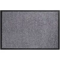 No name Deurmat Twister grijs 150cm