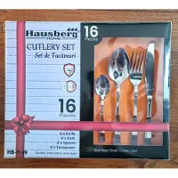 Hausberg Tafel bestek , 16 delig, RVS