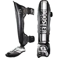 Booster Fight Gear - Scheenbeschermer - V3 - Zilver - Maat M