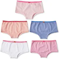 Little label hipster - roze / blauw / oranje (set van 5) Slip Multi Meisjes Stretchkatoen - maat 170/176