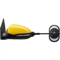 Emuk 100314 voor Hyundai Caravanspiegels Zwart