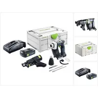 Festool DURADRIVE DWC 18-4500 Basic accu-bouwschroevendraaier 18 V 14 Nm borstelloos + 1x accu 3,0 Ah + oplader + Systainer
