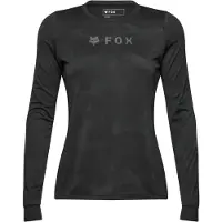 FOX Racing - Women's Ranger Tru Dri L/S Jersey - Fietsshirt XL, zwart