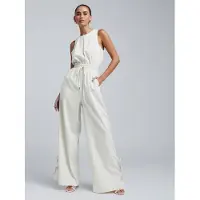BWLDR Jumpsuit 'Laila' lichtbeige
