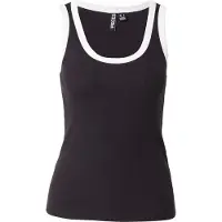 Pieces Top 'PCMay' zwart / wit
