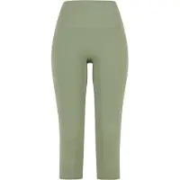 Urban Classics Legging - Capri Legging Vrouwen - XS tot L - voor Vrouwen - groen | Maat L