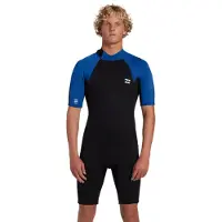 Billabong Foil 2/2 Mm Shorty Met Korte Mouwen En Rits Op De Rug