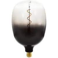 Eglo Ledfilamentlamp T180 - Smoke - D18cm - Dimbaar - Warm Wit - E27 - 4w