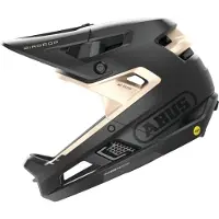 ABUS Fietshelm AIRDROP MIPS black gold L/XL - 58-62 cm - zwart - Geschikt voor gebruik tijdens downhill - enduro - 890 g
