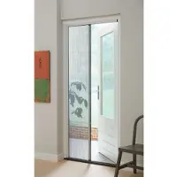 Cando Plissé Vliegendeur Standard - 100x209cm - Grijs