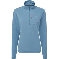Mountain Equipment - Women's Micro Zip Tee - Fleecetrui 34, blauw