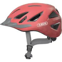 ABUS Fietshelm URBAN-I 3.0 living coral L - 56-61 cm - pink - Geschikt voor gebruik op elektrische fietsen - stadsfietsen - 300 g