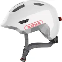 ABUS Fietshelm - Smiley 3,0 Ace LED - Glanzend White - - 45-51 cm - Fietshelmen
