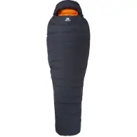 Mountain Equipment - Glacier 450 - Donzen slaapzak Regular - Body Size: 185 cm, obsidian