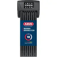 ABUS - Bordo 6000C - Fietsslot 120 cm, zwart