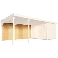 Weka Achterwand Onbehandeld 150cm