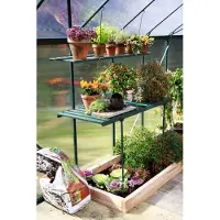 Vitavia Opvouwbare Tafel Aluminium Smaragd 120x56x81cm