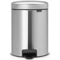 Brabantia NewIcon Pedaalemmer 5 Liter Mat RVS