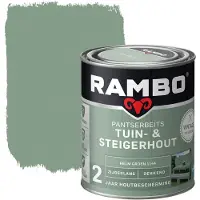 Rambo vintage pantserbeits tuin- en steigerhout dekkend helm groen zijdeglans 750 ml