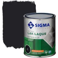 Sigma Coatings Houtlak Exterieur - Zijdeglans - Staalblauw Ral 5011 - 750ml