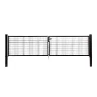 Giardino Dubbele Poort Napoli H 200 X L 2x200cm Zwart