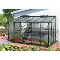 Vitavia Tuinkas Ida 7800 - Polycarbonaat 4mm - Smaragd - 387x201x221cm