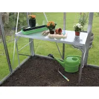Vitavia Tafel Geanodiseerd Aluminium Met Polycarbonaat (pc) Beglazing 16mm 121x54x76cm