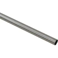 Overig Gordijnroede - Geborsteld Nikkel Rvs-look - Diam. 16mm - 120cm