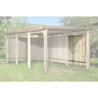 Weka Zijwand 20mm Voor Carport