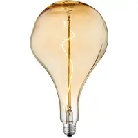 Home Sweet Home Ledfilamentlamp Flex - Amber - D16,5cm - Dimbaar - Warm Wit - E27 - 3w