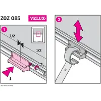 Velux Adapter Voor Bedieningsstang Zoz 085 Wl