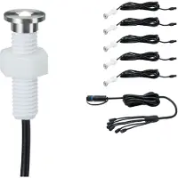 Paulmann 93694 Verlichtingssysteem Plug&Shine LED-buiteninbouwlamp (uitbreiding) Set van 5 stuks