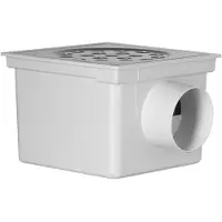 Martens Vloerput Abs Rvs 403 20 X 20cm