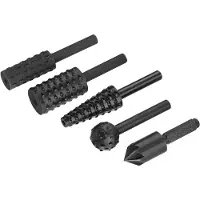 Stanley Boorfrees Sta66190-qz - Raspen En Verzinkfrees - 5 Stuks - 6-13 Mm
