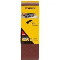 Stanley Schuurband Sta33191-xj - 75x533mm - Korrel 80 - 3 Stuks