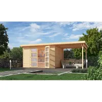 Weka Tuinhuis Met Overkapping 321 Type B Gr4 194x529cm