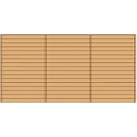 Solid Voorwand ‘s7744’ Hout 480x245cm