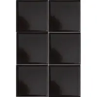Overig Wandtegel Wt - Zwart - Keramiek - 10x10 Cm - 1,00 M²
