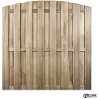 Overig Houten Schutting - Cardiff - Grenen - Groen Geïmpregneerd - Getoogd - 180x180cm - Fsc/pefc