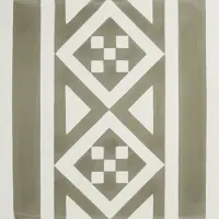 Overig Nona Tegel Kashba Randdecor - Betonlook - Grijs - 20x20cm - 0,52m²