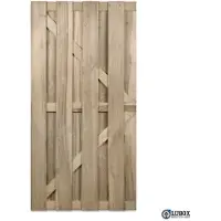 Overig Tuinpoort Cardiff - Grenen - Groen - 90x180cm