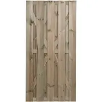 Overig Tuinpoort Excellent - Grenen - Groen - 90x180cm