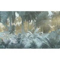Overig Fotobehang Misty Jungle - Meerkleurig - 2,50m X 400cm