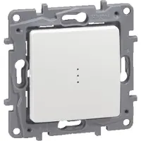 Legrand Niloé Wisselschakelaar + Controlelampje Wit