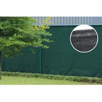 Giardino Tuinscherm Ombra - Polyester - Zwart - 150x1000cm